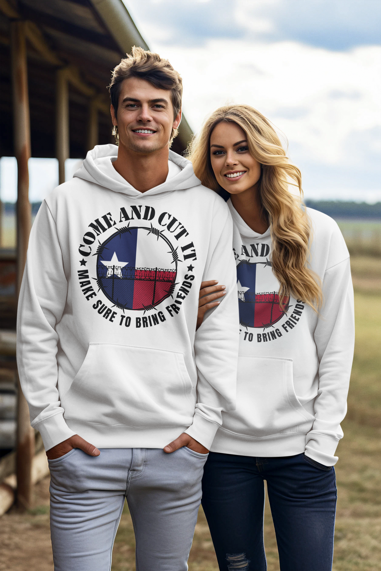 Classic Hoodie  Texas "Come and Cut it"  Better Bring Friends"